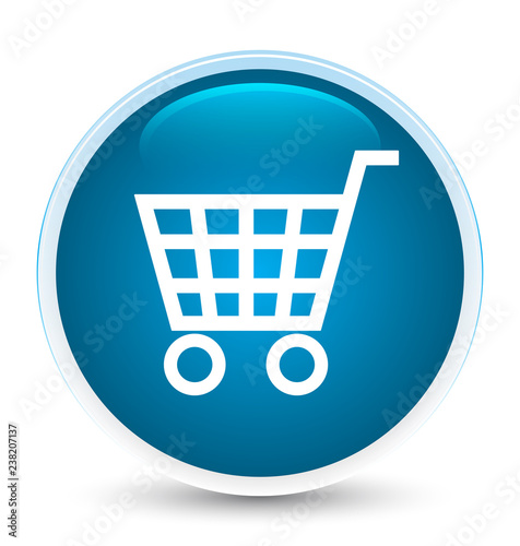 Ecommerce icon special prime blue round button