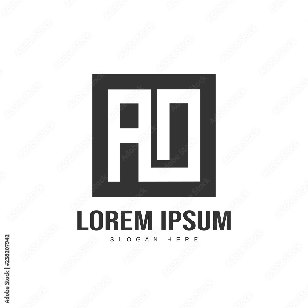 Minimalist and modern Initial letter logo template Minimalist and modern Initial letter logo template