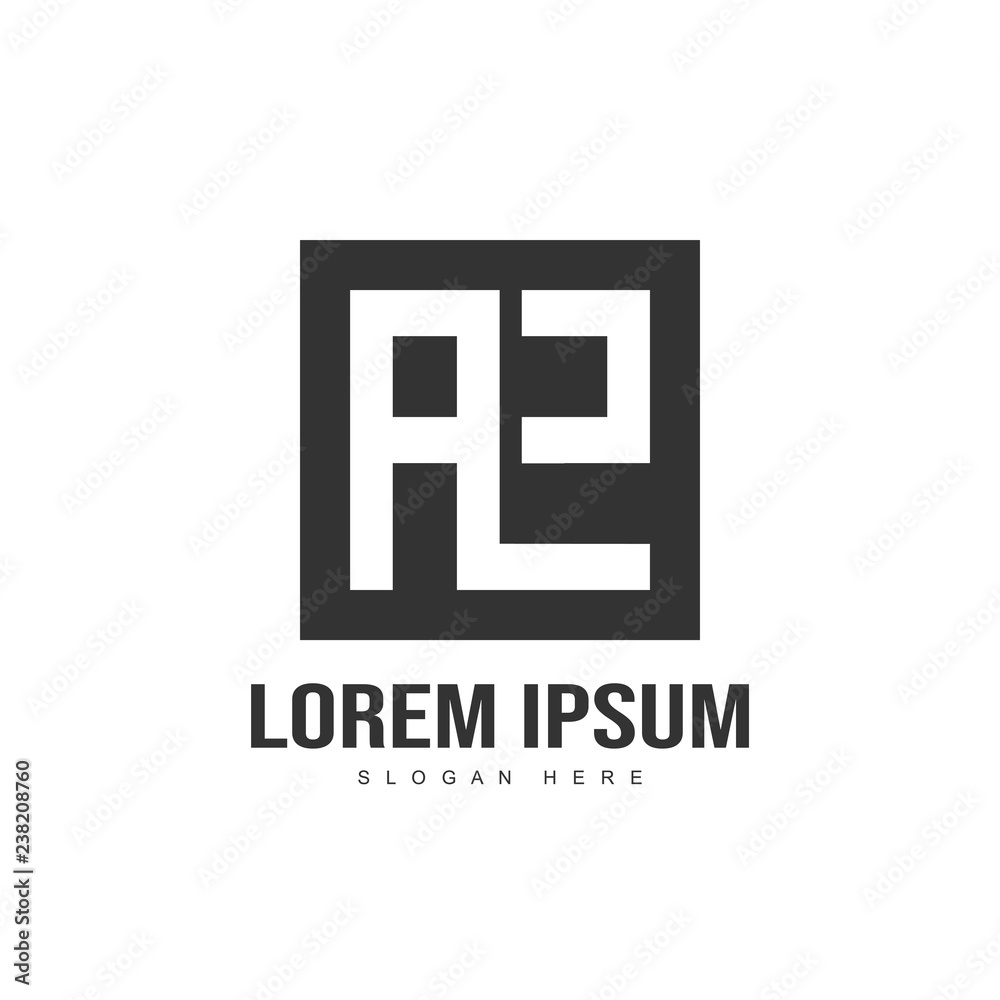 Minimalist and modern Initial letter logo template Minimalist and modern Initial letter logo template