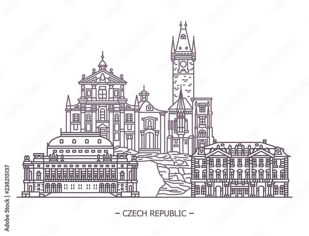 Landmarks of czech republic