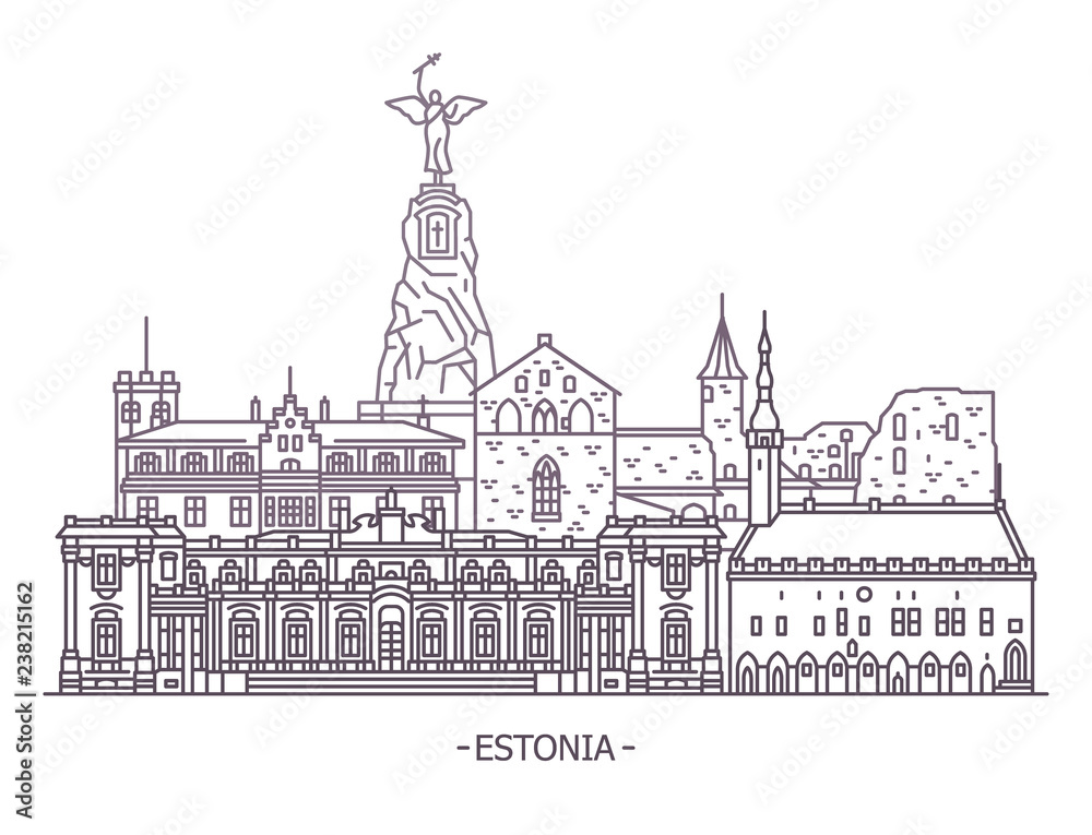 Estonia architecture landmarks