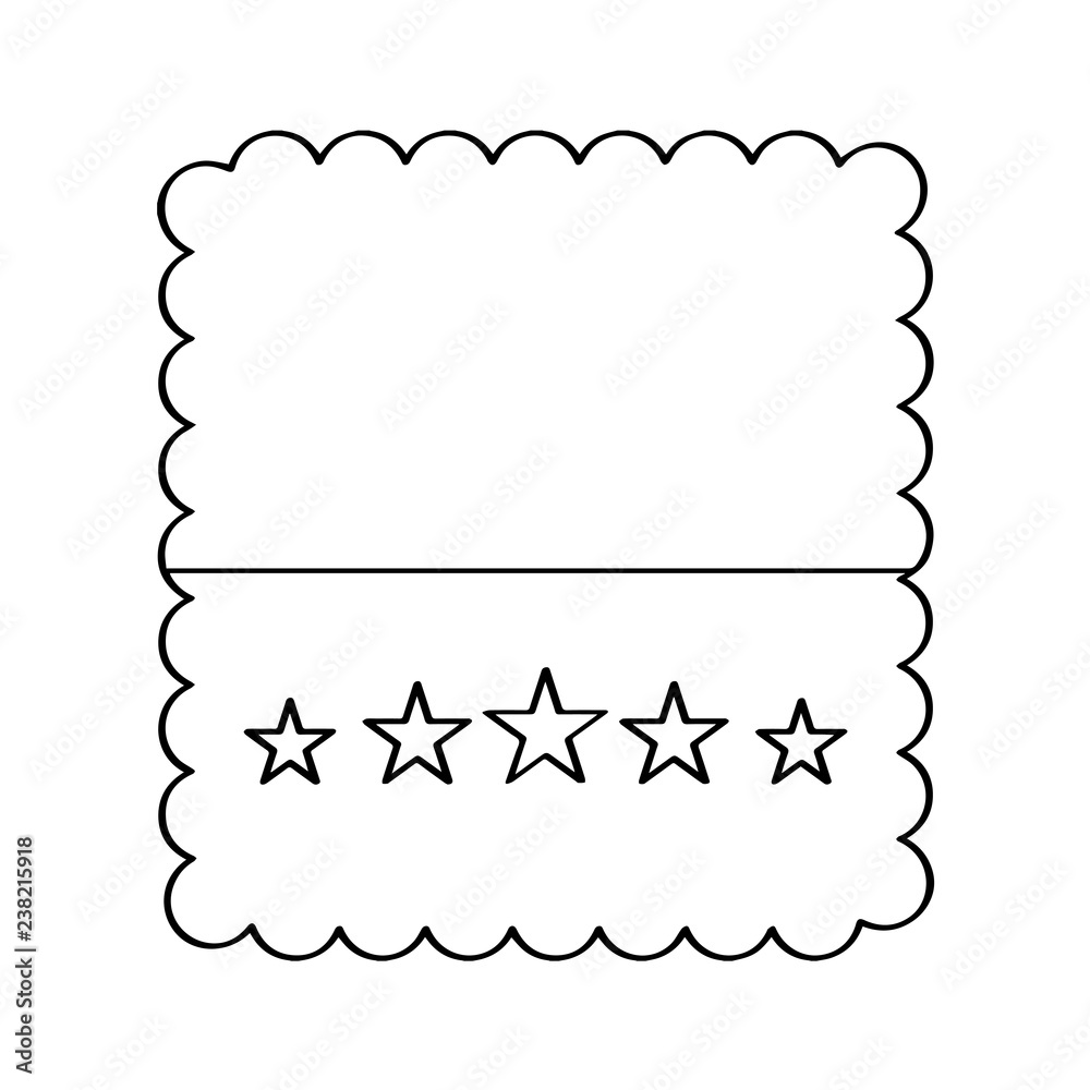 Isolated empty retro premium label icon. Vector illustration design Isolated empty retro premium label icon. Vector illustration design