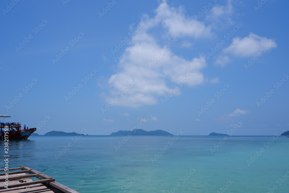 Koh Wai islands in Thailand. The islands is most beautiful and clear water. It is a popular tourist destination at Trat Province