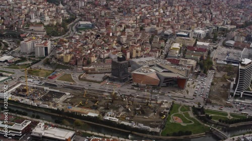 Aerial view of Istanbul ciry photo