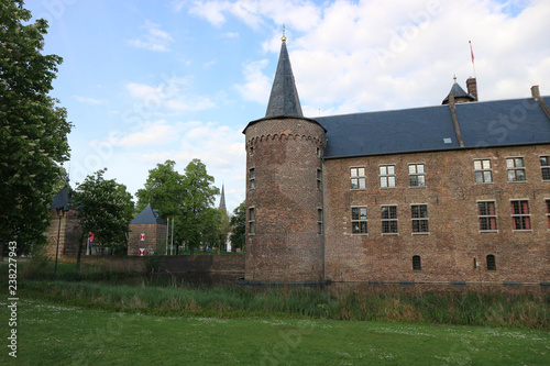 View to medieval castle Helmond, Netherlands