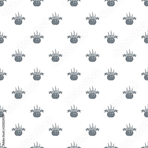 Bio food pattern vector seamless repeat for any web design