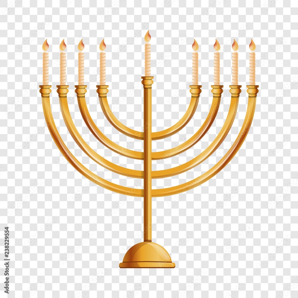 Jewish menorah icon. Cartoon of jewish menorah vector icon for web design Jewish menorah icon. Cartoon of jewish menorah vector icon for web design