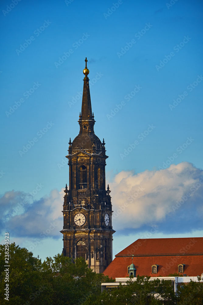 Landmarks of Saxony Germany - elegant baroque city Dresden, popular touristic attraction