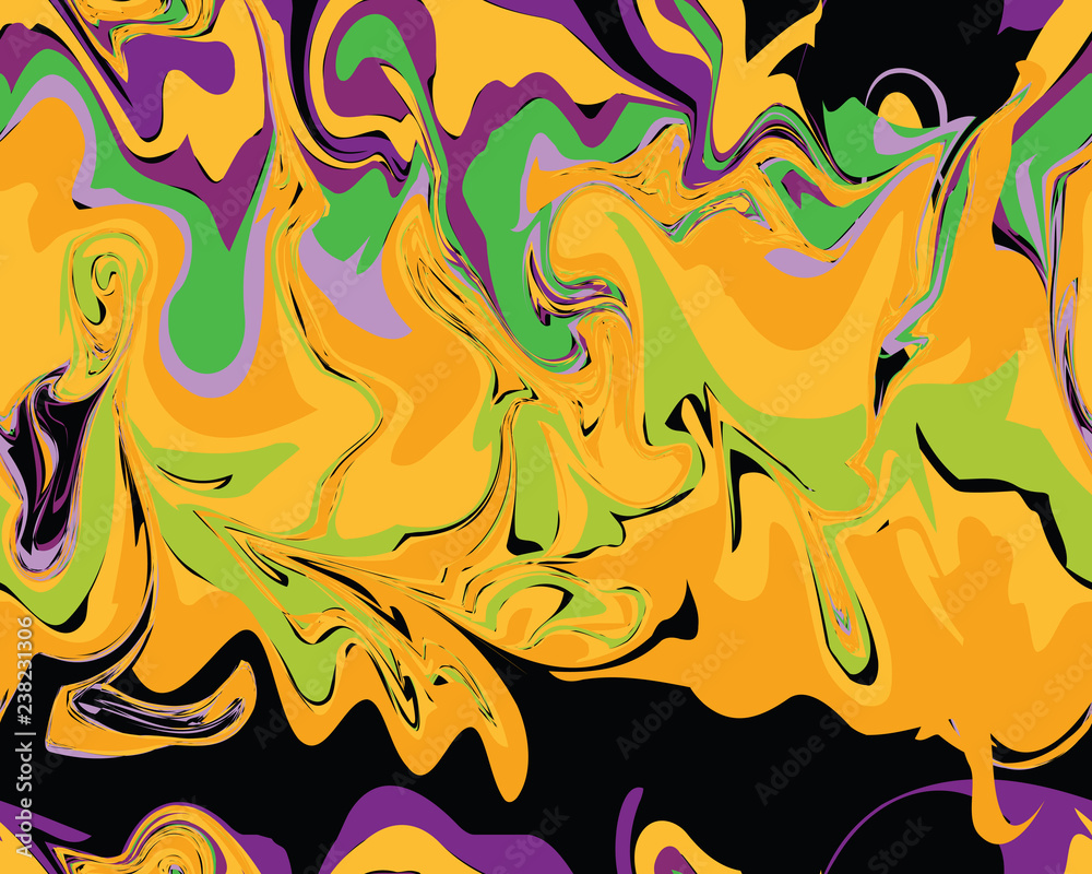 Naklejka premium Mardi Gras seamless line marble pattern, illustration. Ideal for wallpaper, patterns, web page background, textiles, holiday greeting cards.