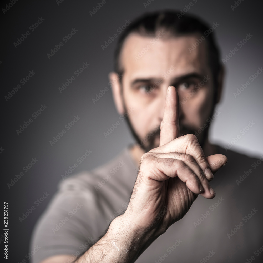silent please background studio shot silent please background studio shot