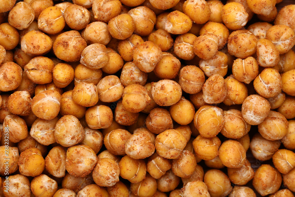 Background of roasted chickpeas Background of roasted chickpeas
