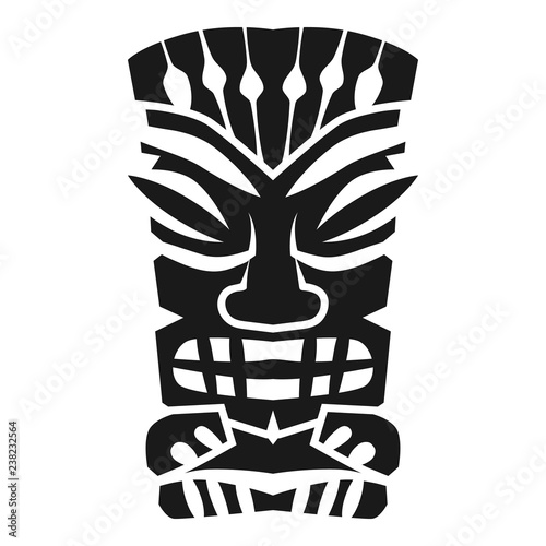 Mystery aztec idol icon. Simple illustration of mystery aztec idol vector icon for web design isolated on white background