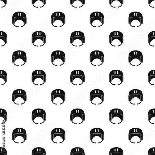 Canoe helmet pattern seamless vector repeat geometric for any web design photo