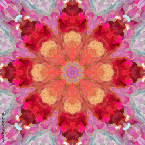 Abstract pattern mandala background