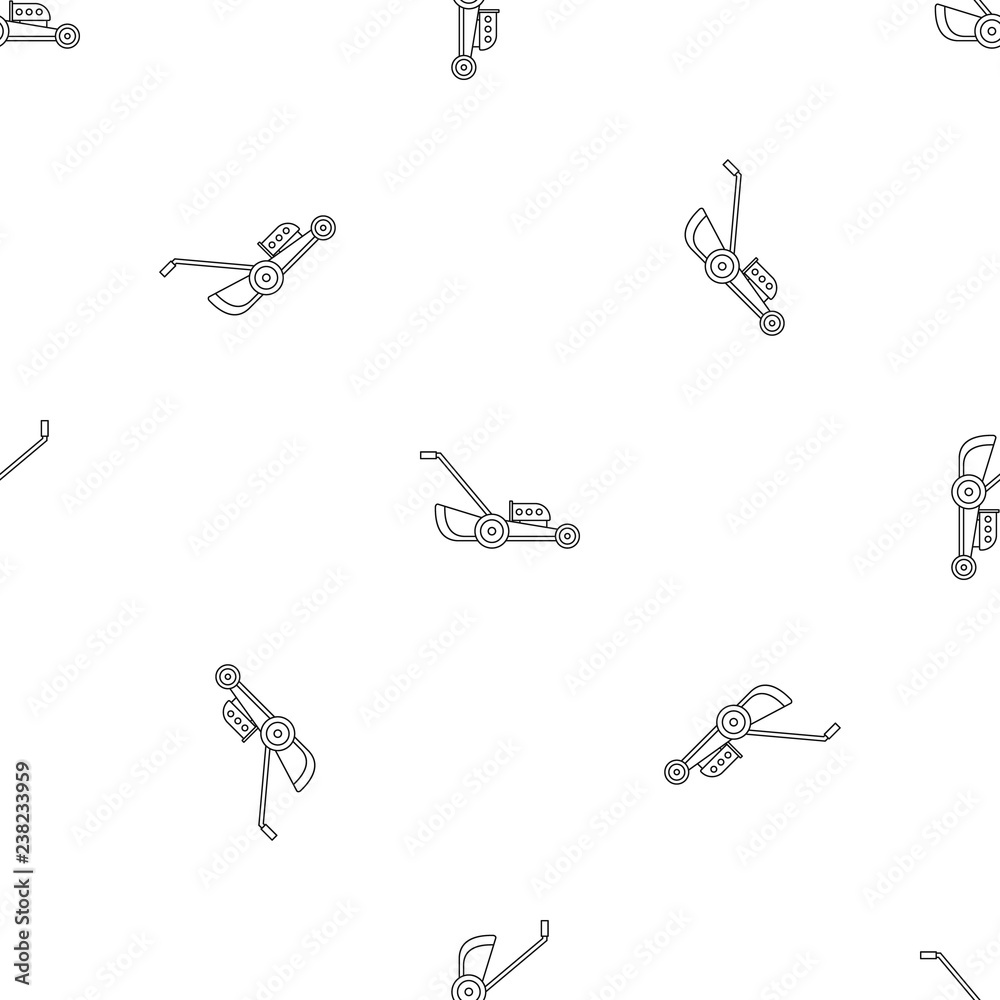 Petrol grass cut machine icon. Outline illustration of petrol grass cut machine vector icon for web design isolated on white background Petrol grass cut machine icon. Outline illustration of petrol grass cut machine vector icon for web design isolated on white background