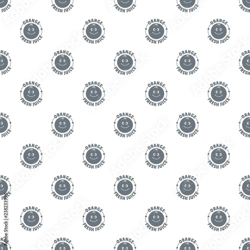 Orange juice pattern vector seamless repeat for any web design