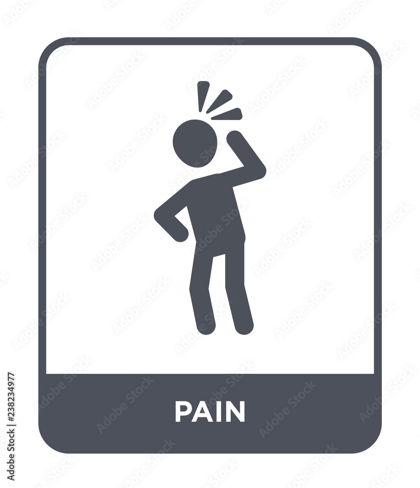 pain icon vector
