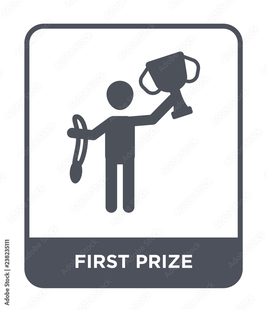 first prize icon vector first prize icon vector