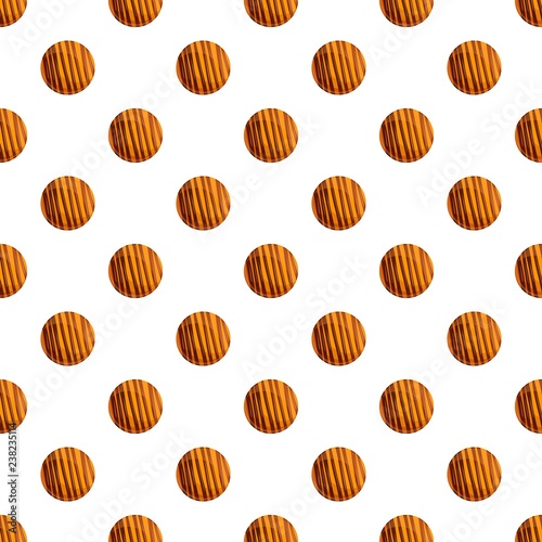 Bakery biscuit pattern seamless vector repeat for any web design