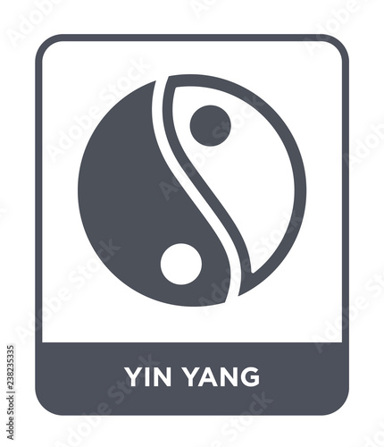 yin yang icon vector