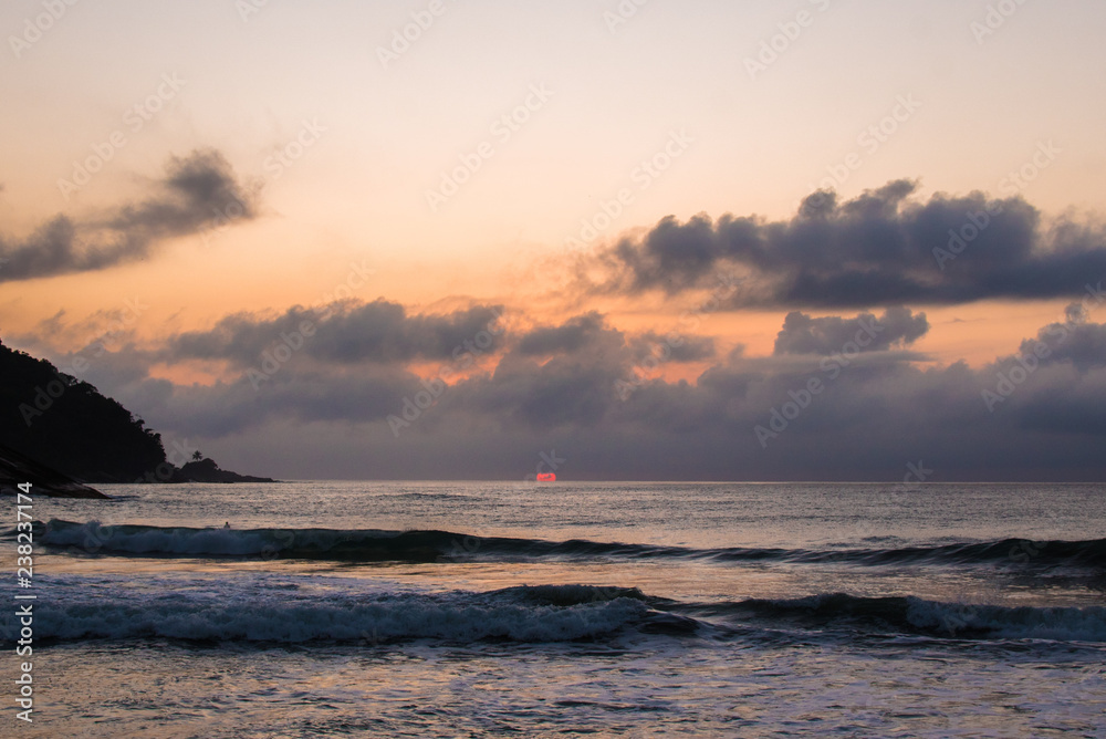 Obraz premium sunset over sea