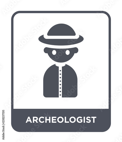 archeologist icon vector