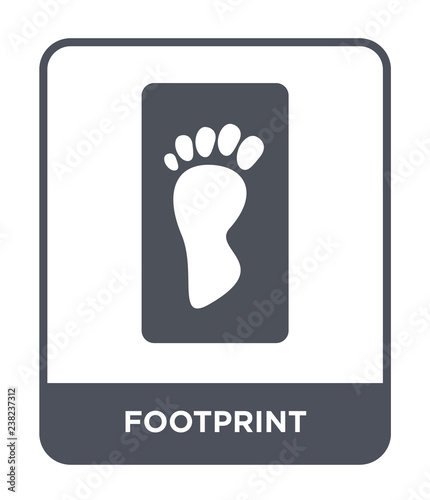 footprint icon vector
