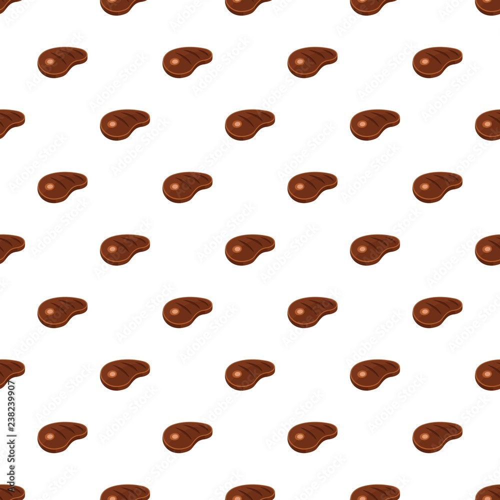 Barbecue steak pattern seamless vector repeat for any web design Barbecue steak pattern seamless vector repeat for any web design