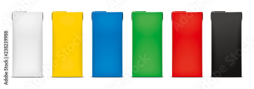 Mockup for carton packaging drinks.