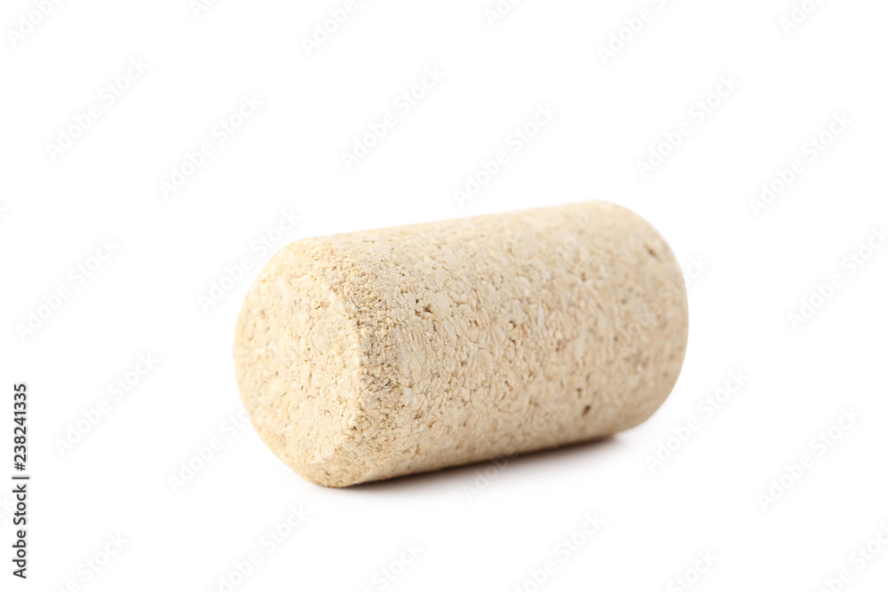 Wine cork isolated on white background Wine cork isolated on white background
