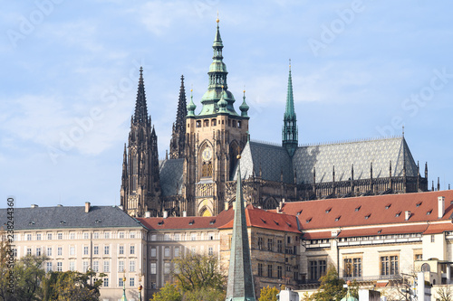 beautiful architecture of prague old town