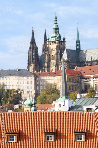beautiful architecture of prague old town