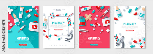 Pharmacy Posters Set
