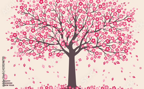 Cherry blossom background