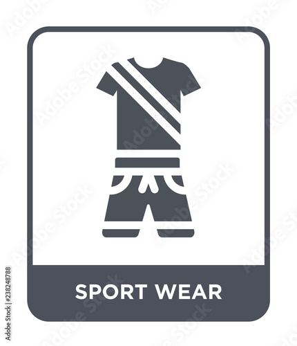 sport wear icon vector