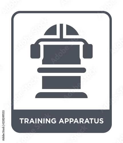 training apparatus icon vector