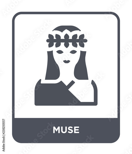 muse icon vector photo