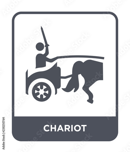 chariot icon vector
