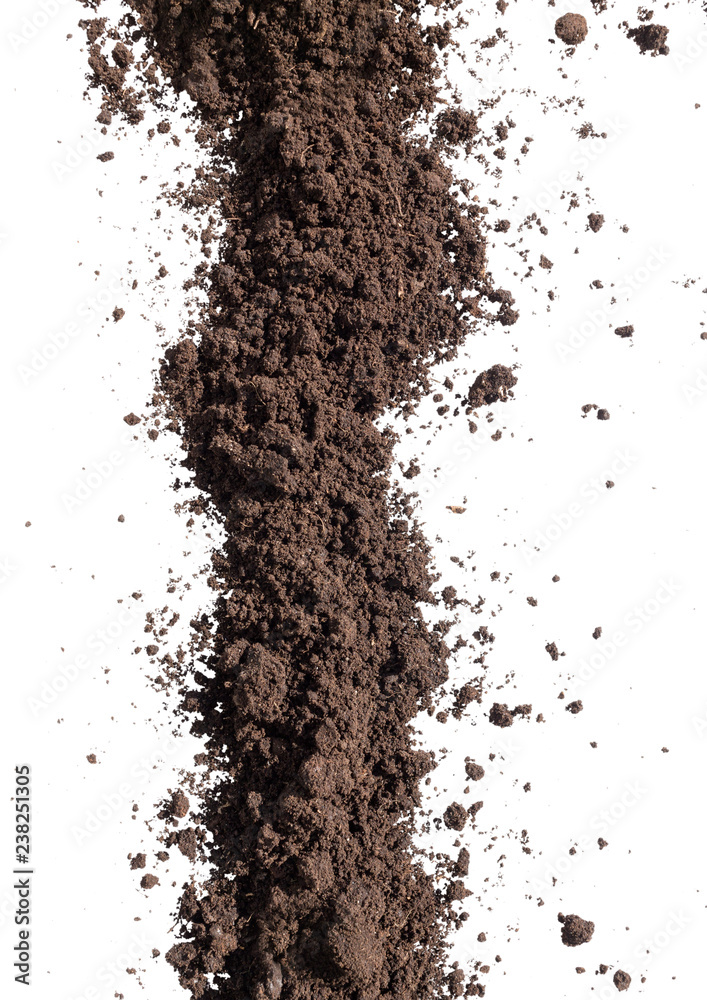 Pile of soil Pile of soil