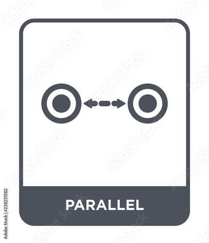 parallel icon vector