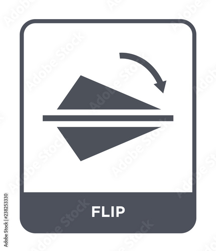 flip icon vector