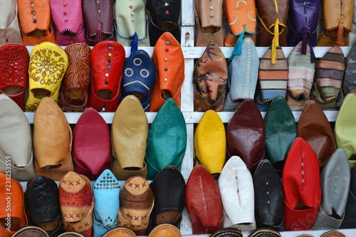 Colourful Moroccan slippers (Babouche) | Marrakesh, Morocco