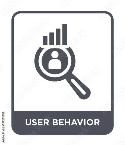 user behavior icon vector