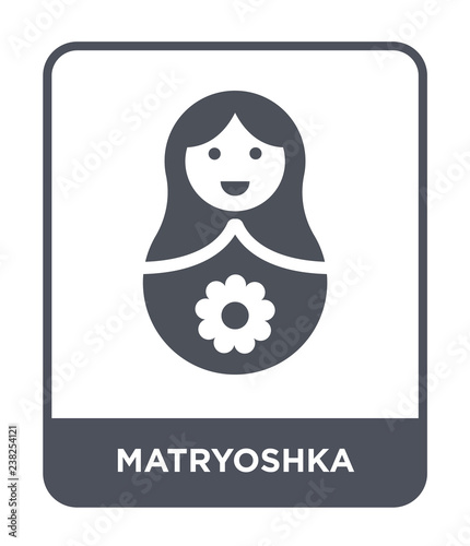 matryoshka icon vector