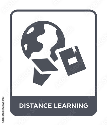 distance learning icon vector