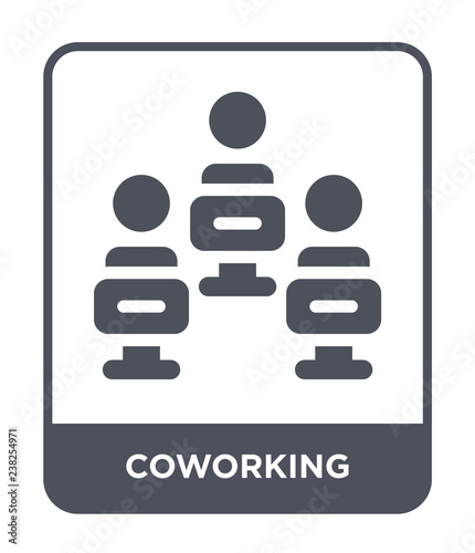 coworking icon vector
