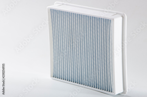 dirty dust filter. vacuum cleaner filter close up photo