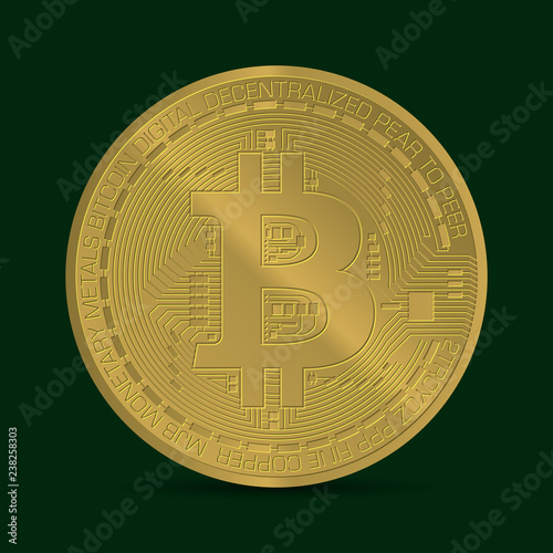 bitcoin. digital money. high deailed vector file.