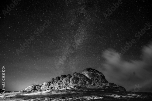 Haytor and milkyway photo