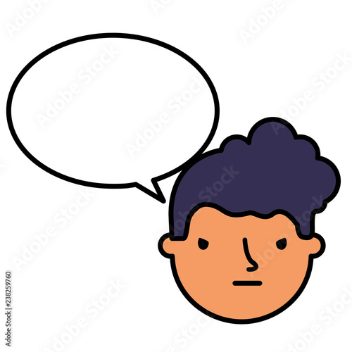 boy face sad speech bubble
